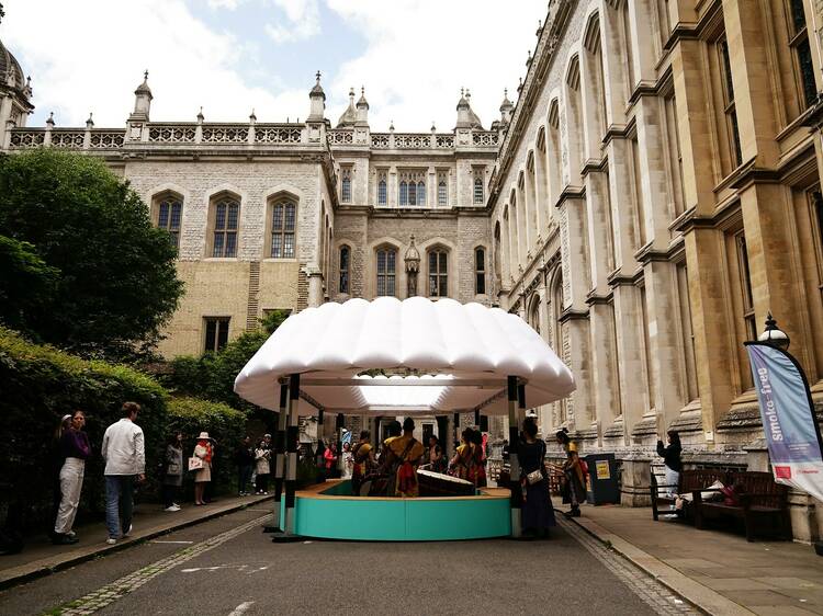 A new open air amphitheatre has opened in central London A new open air amphitheatre has opened in central London